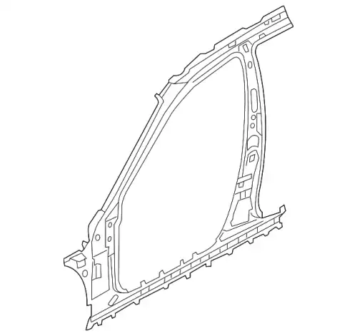 Panel assy - side inner, lh 712011E300 HYUNDAI