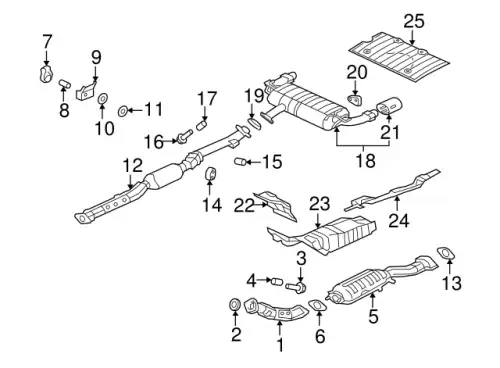 ГЛУШИТЕЛЬ 1571A421 MITSUBISHI