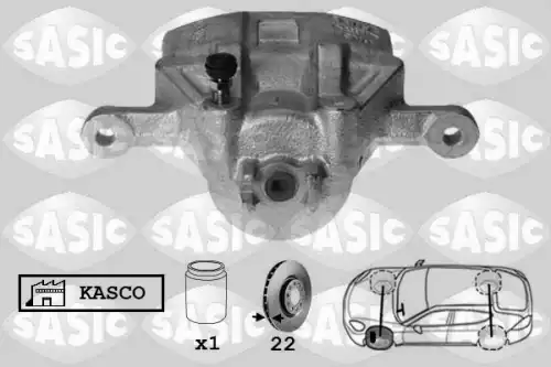 Суппорт тормозной SASIC 6506202