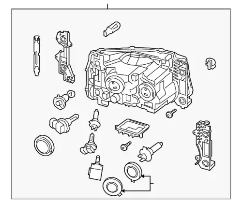 Фара LAND ROVER LR013984
