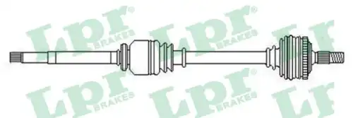 Приводной вал DS52221 LPR