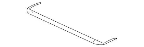 ДЕФЛЕКТОР ЛЮКА КРЫШИ 5860A005 MITSUBISHI