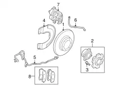 Тормозные колодки дисковые MITSUBISHI 4605B927