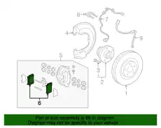 Тормозные колодки дисковые MITSUBISHI 4605B923