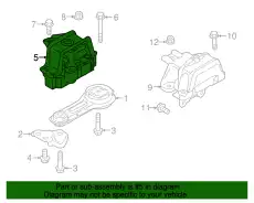 Подушка крепления двигателя MITSUBISHI 1091A353