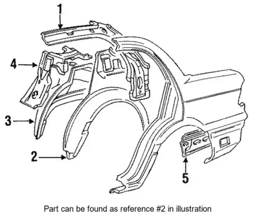 Крыло MITSUBISHI MB835626