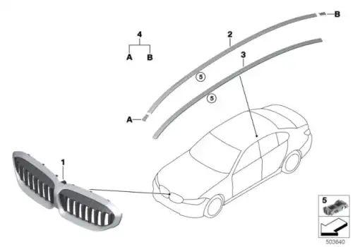 Решетка радиатора BMW 51 13 9 448 474
