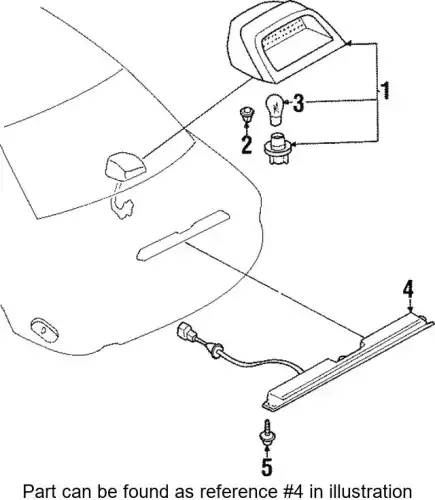 Фонарь задний MITSUBISHI MB848485