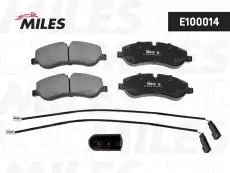Тормозные колодки дисковые передняя ось MILES E100414