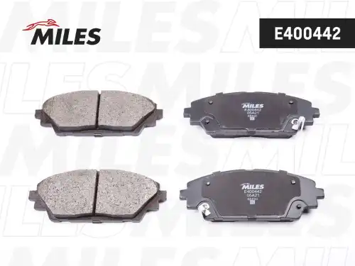 Тормозные колодки дисковые передняя ось MILES E400442