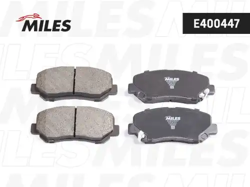 Тормозные колодки дисковые передняя ось MILES E400447