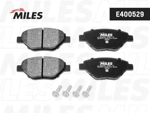 Тормозные колодки дисковые передняя ось MILES E400529