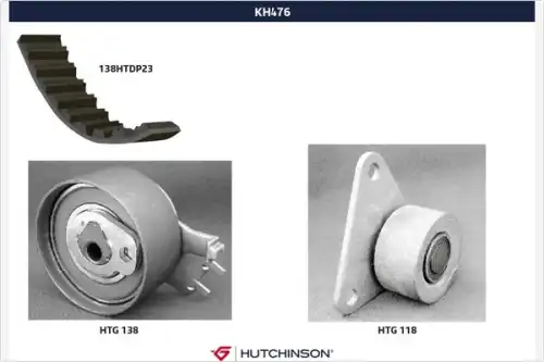 Комплект ремня ГРМ KH 476 HUTCHINSON