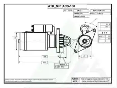 Alternator Mitsubishi 35A ACS100 AES