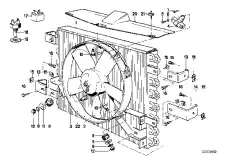 кожух вентилятора !BOSCH \BMW 3' E21, E30, 5' E28, 6' E24, 7' E23 17 40 1 371 261