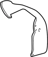 Замыкающая панель 1C0821087B VAG