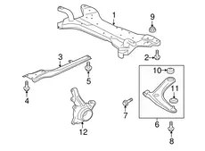 ARM CONTROL 52106 799AA DODGE