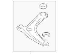 ARM CONTROL 52106 799AA DODGE