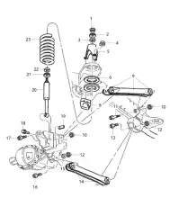 ARM CONTROL 52106 778AA DODGE