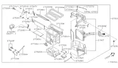 Радиатор отопителя INFINITI 271402W600