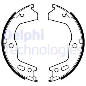 Тормозные колодки барабанные DELPHI LS2154