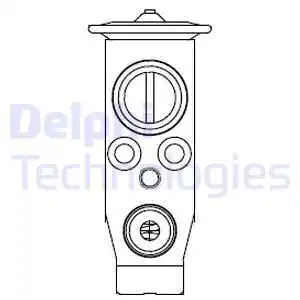 Расширительный клапан кондиционера CB1003V DELPHI