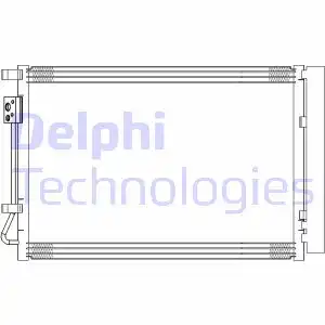 Радиатор кондиционера (конденсатор) DELPHI CF20314