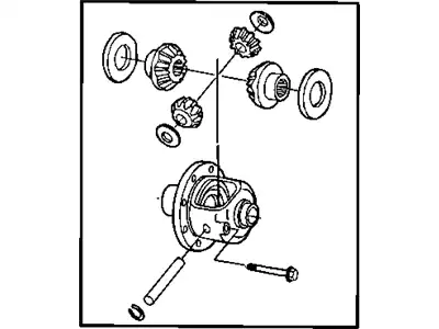 CASE ASSEMBLY DIFFERENTIAL 68053 666AB DODGE