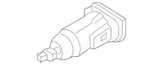 Личинка замка с корпусом 107837167E VAG