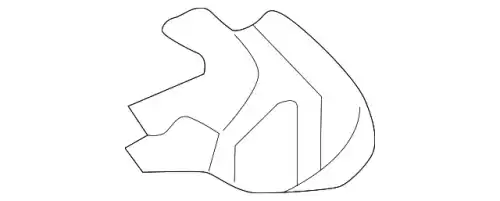 Bracket assy - fender & bumper mounting, lh 64577H8000 KIA