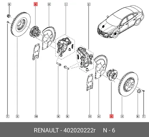 RENAULT 402020222R
