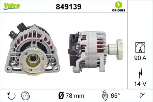 Генератор VALEO 849139