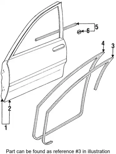 Ручка двери MITSUBISHI MR722286