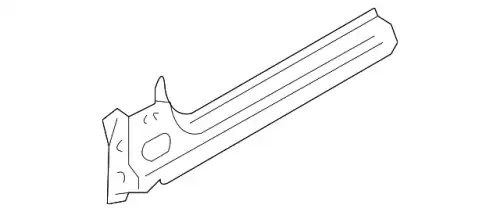 Panel - side sill outer, lh 713121ED60 HYUNDAI