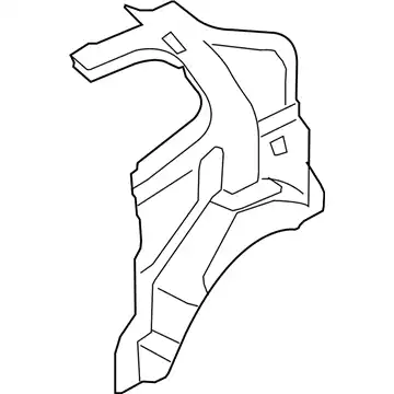 Panel assy - quarter inner, rh 716021E201 HYUNDAI