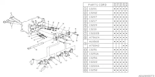VALVE-INTAKE 13201AA081 SUBARU