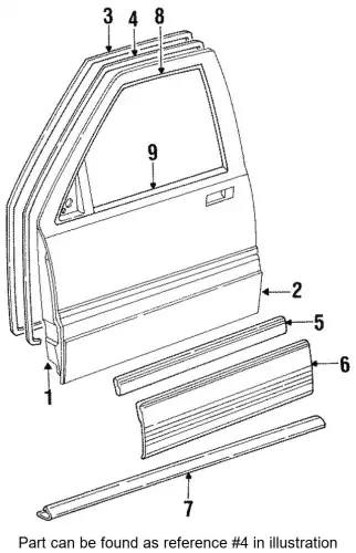 Ручка двери MITSUBISHI MB517559