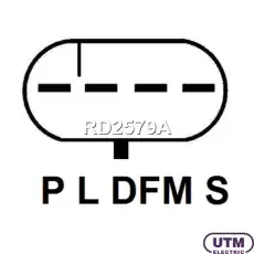RD2579A Регулятор генератора UTM