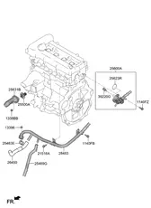 Контроллер в сборе-температурн. 256002E100 HYUNDAI
