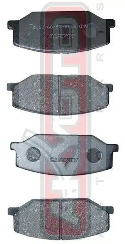 Тормозные колодки дисковые ASVA AKD-9118