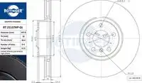Тормозной диск ROTINGER RT 21137HP-GL