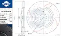 Тормозной диск ROTINGER RT 21190-GL T5