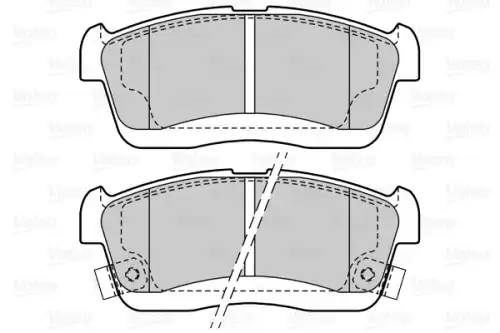 Тормозные колодки дисковые VALEO 601525