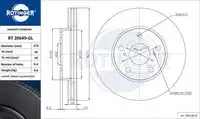 Тормозной диск ROTINGER RT 20649-GL