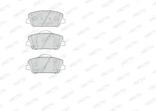 Тормозные колодки дисковые NECTO FD7646A