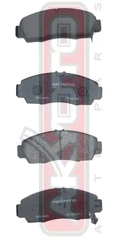 Тормозные колодки дисковые ASVA AKD-8465