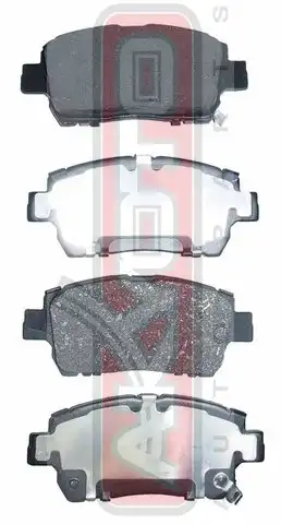 Тормозные колодки дисковые ASVA AKD-0509