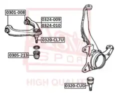 Рычаг подвески ASVA 0324-010