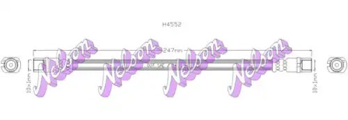 ШЛАНГ ТОРМОЗНОЙ H4552 NELSON