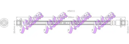 ШЛАНГ ТОРМОЗНОЙ H5833 NELSON